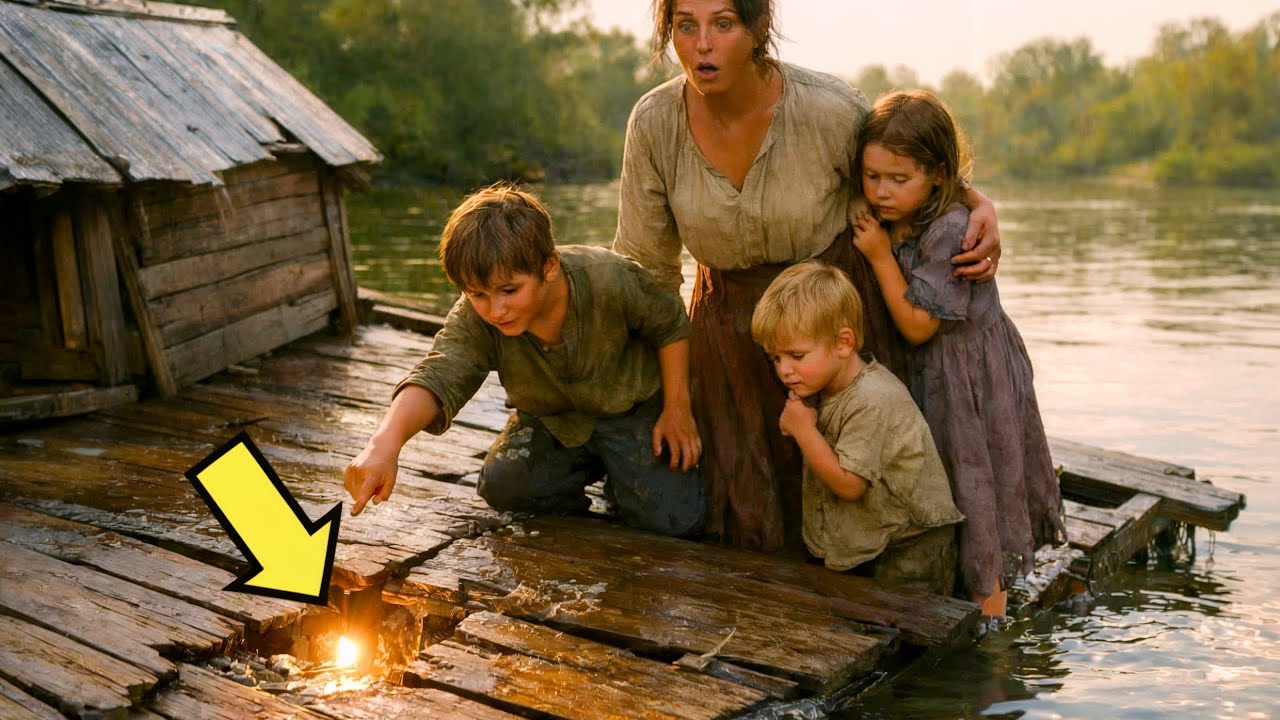 HER OLD CABIN WAS SINKING INTO THE RIVER WHEN SHE DISCOVERS A SECRET HIDDEN FOR YEARS…