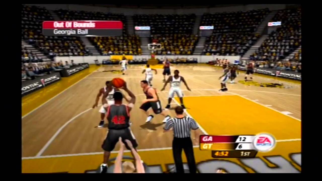 NCAA March Madness 2005 Rivalry Game Flashback Georgia vs Georgia Tech Retro Gameplay
