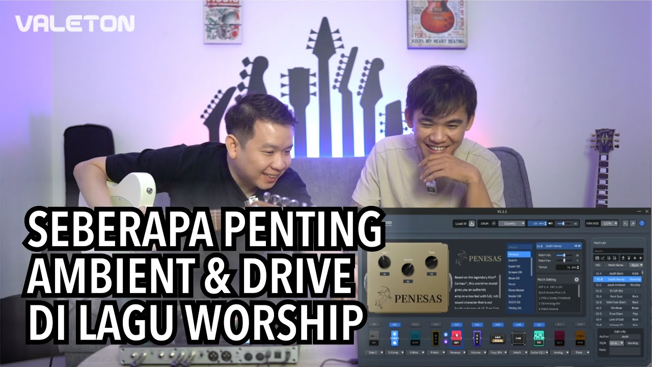 NGULIK RAHASIA SOUND DRIVE & AMBIENT GITARIS WORSHIP ZAMAN NOW BARENG JOZZH "JPCC WORSHIP"