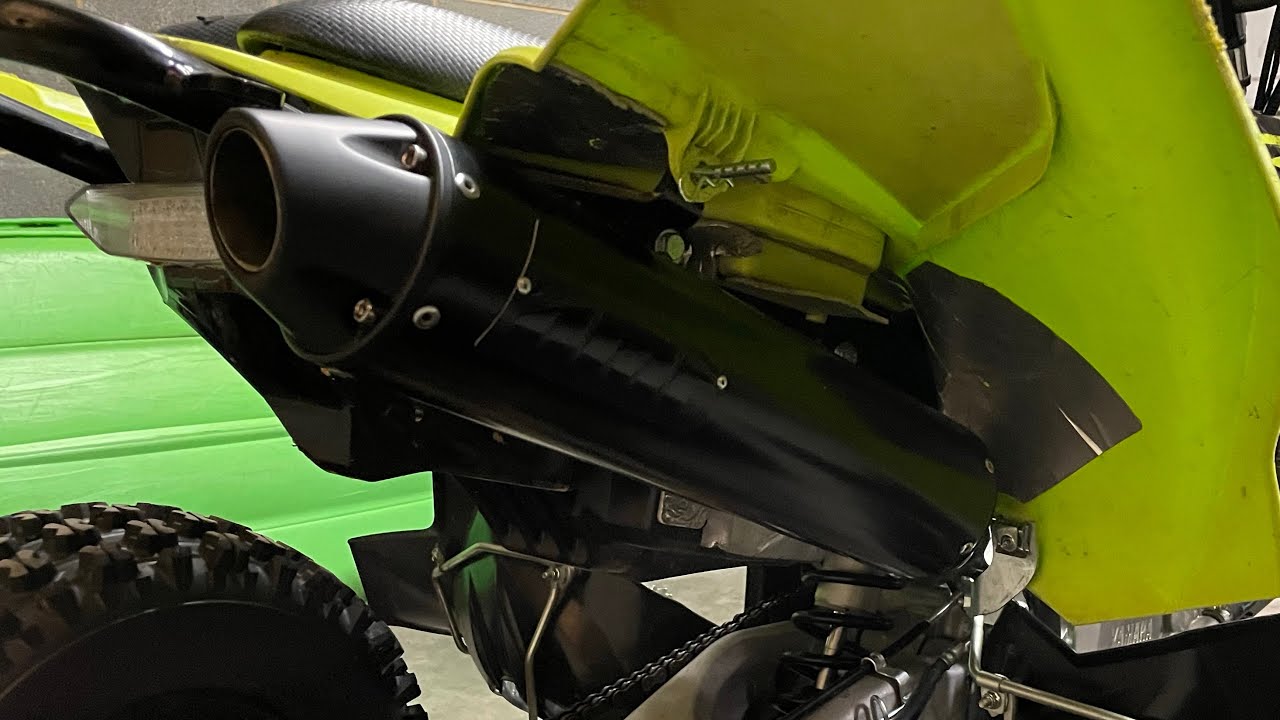 2021 Yamaha YFZ 450R HMF Exhaust Sound vs Factory (Get One!)