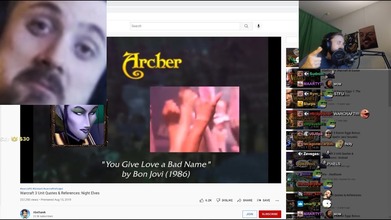 Forsen reacts to Warcraft 3 Unit Quotes & References: Night Elves