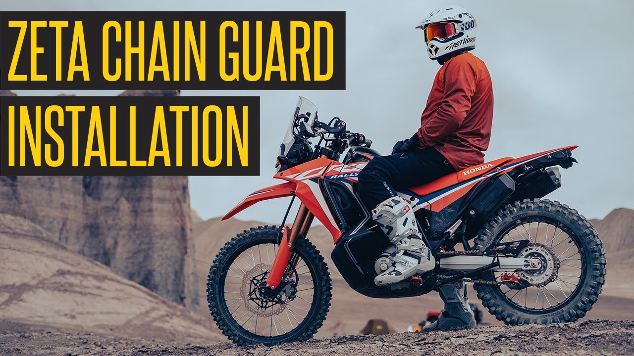 Zeta Chain Guide Installation on 2021 Honda CRF300L Rally Motorcycle