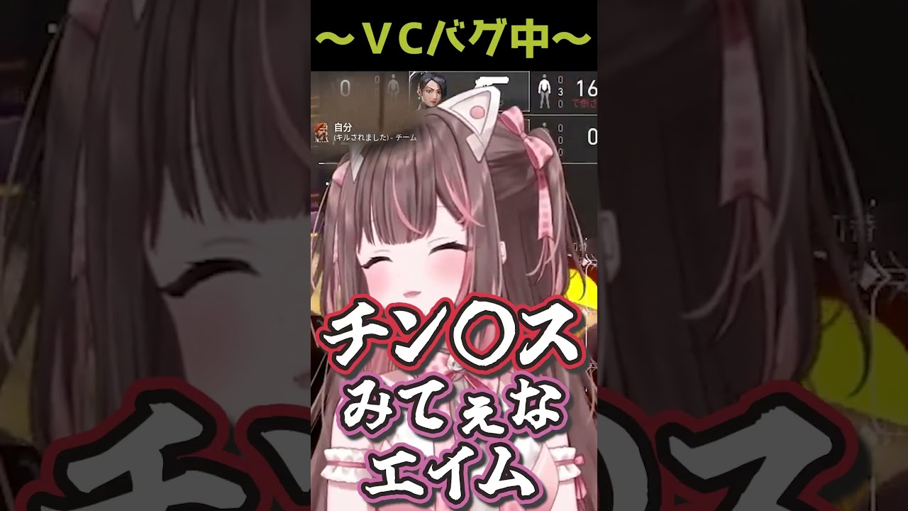 VCバグにより大事故に遭う猫理論  #shorts #猫理論 #valorant #女性vtuber