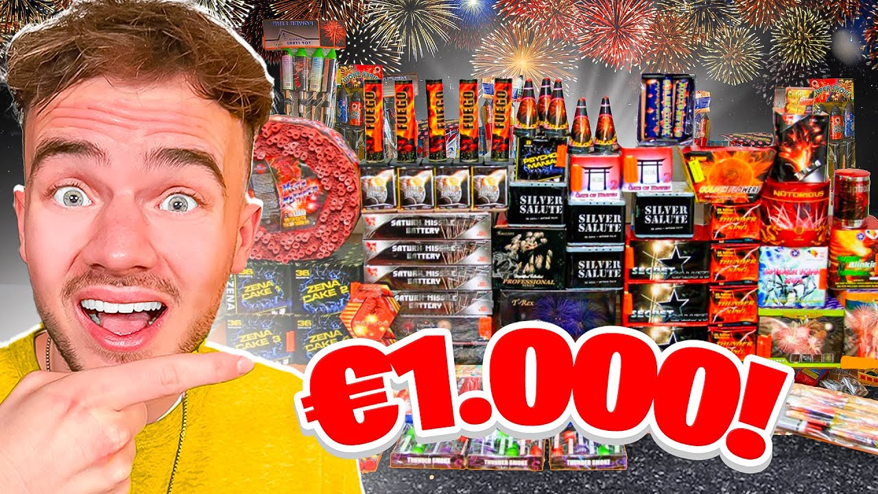 MIJN €1000 VUURWERK COLLECTIE (Man Werd Boos)