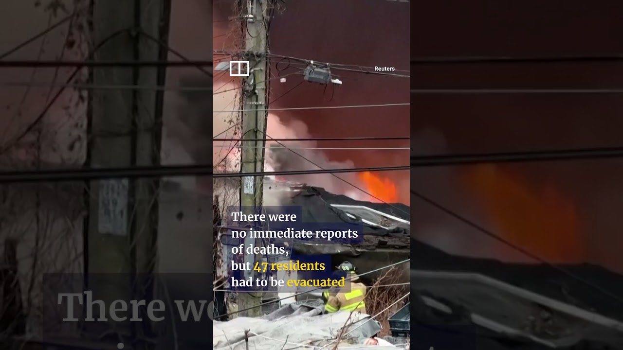 Massive fire rips through Seoul slum area