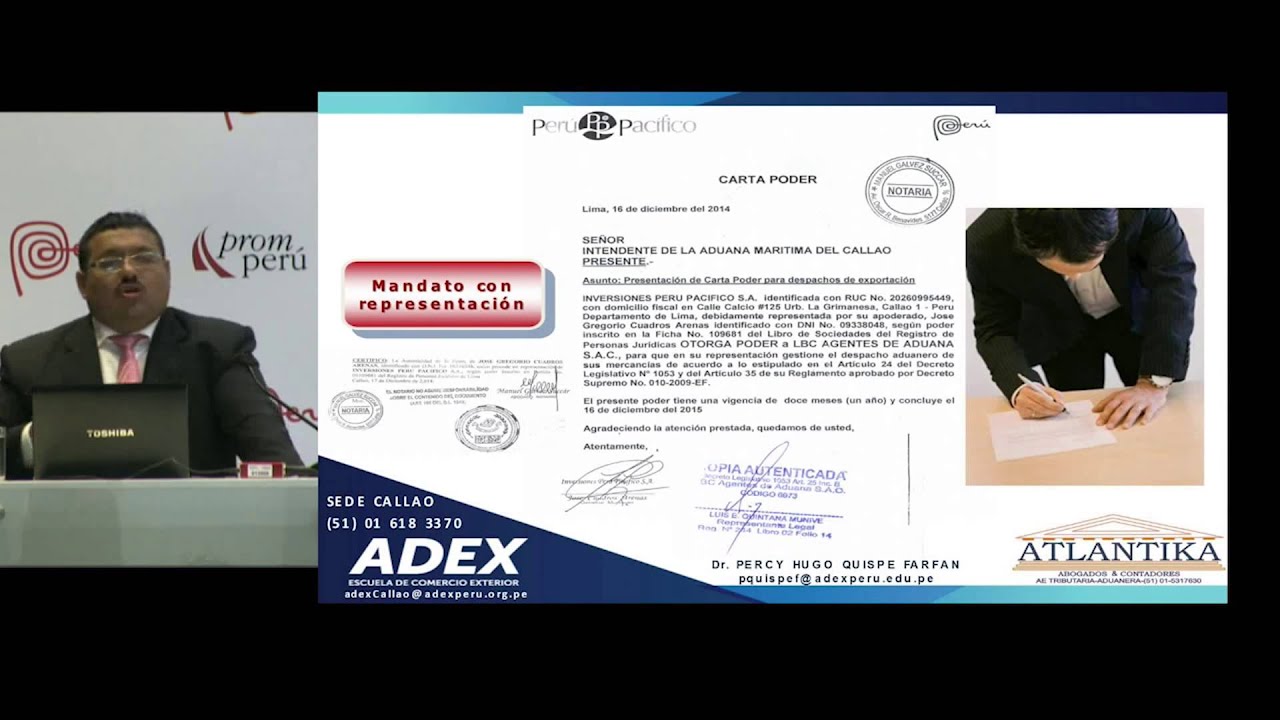 Caso práctico de exportación, por PERCY HUGO QUISPE FARFAN en PROM PERU