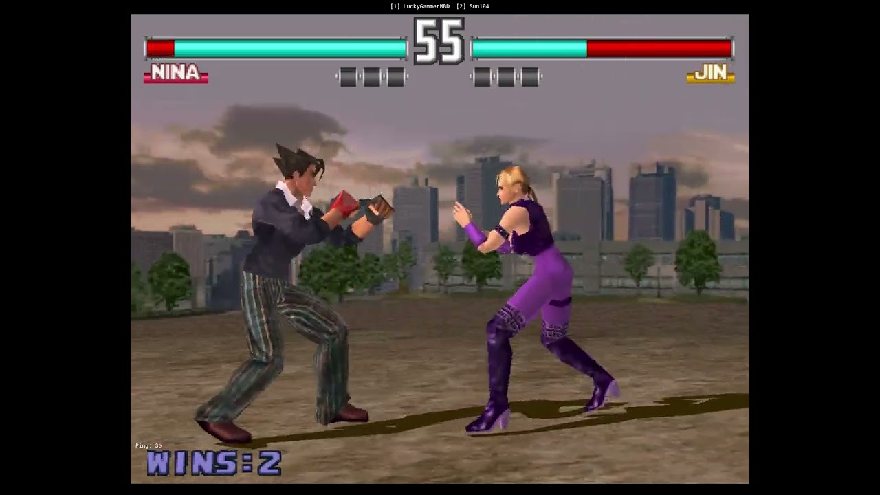 Tekken 3 Online Lucky VS Sunil FT10 Match