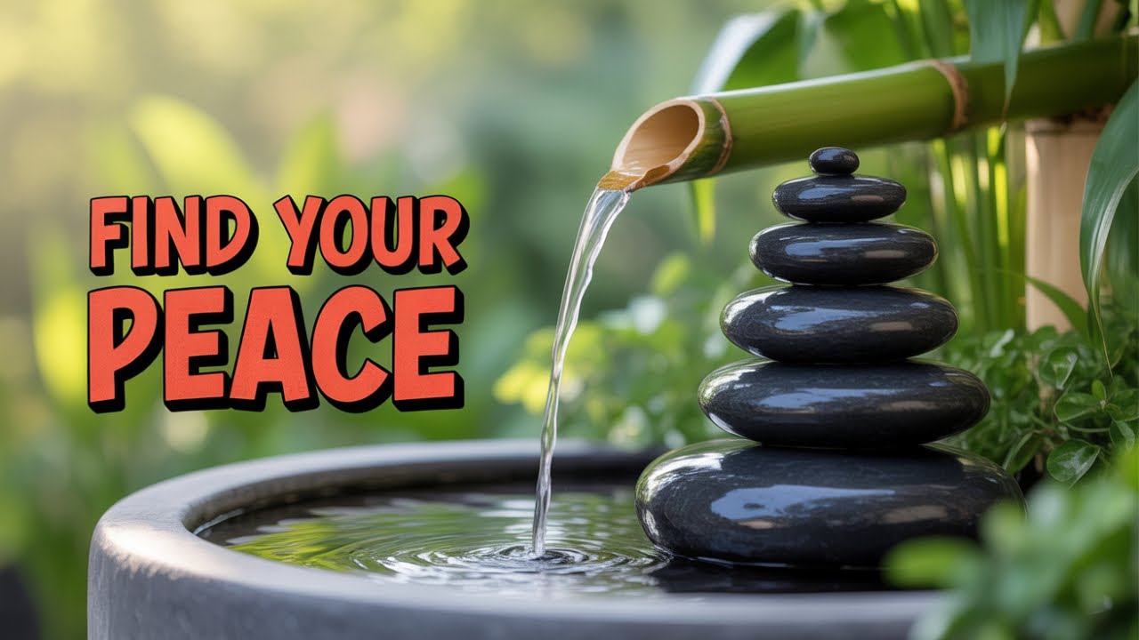 Serene Stone Garden with Ganesha – Calming Ambient Music for Mindfulness & Sleep