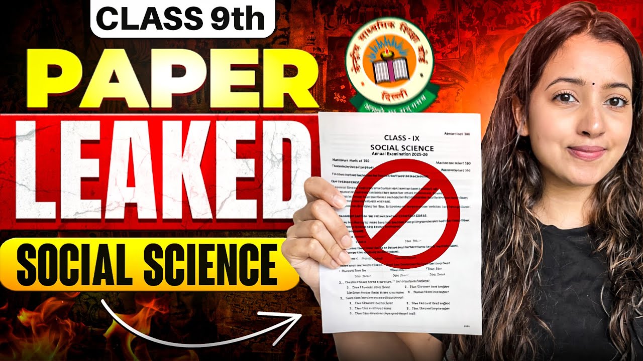 CLASS 9 SOCIAL SCIENCE FINAL EXAM PAPER | Score 95+ | Shubham Pathak #sst #exam #revision