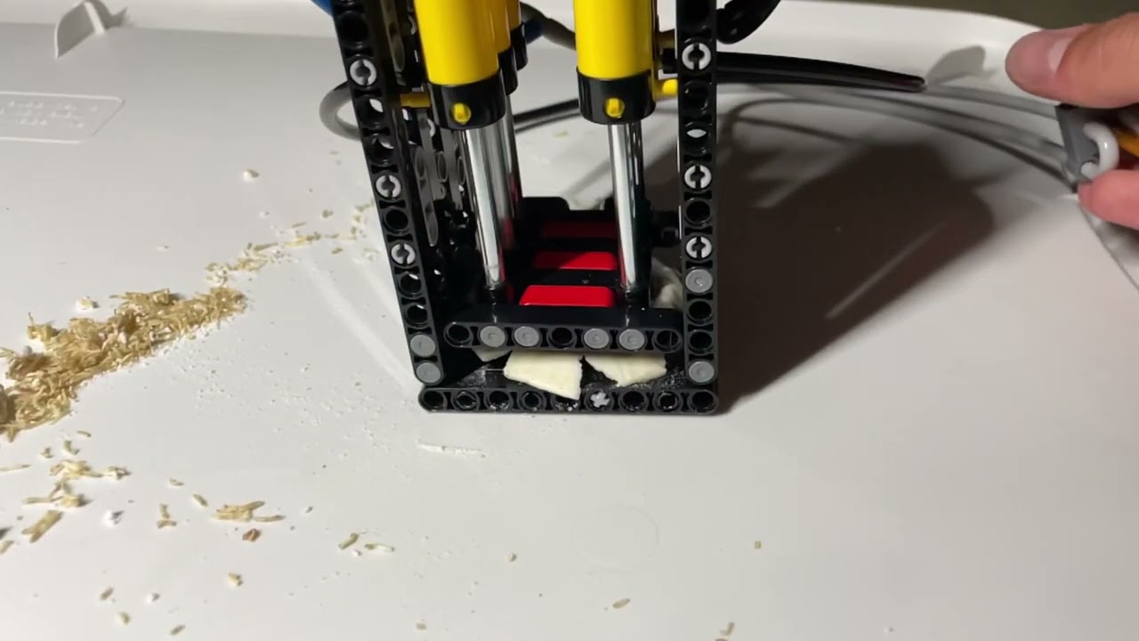 Lego Pneumatic Press