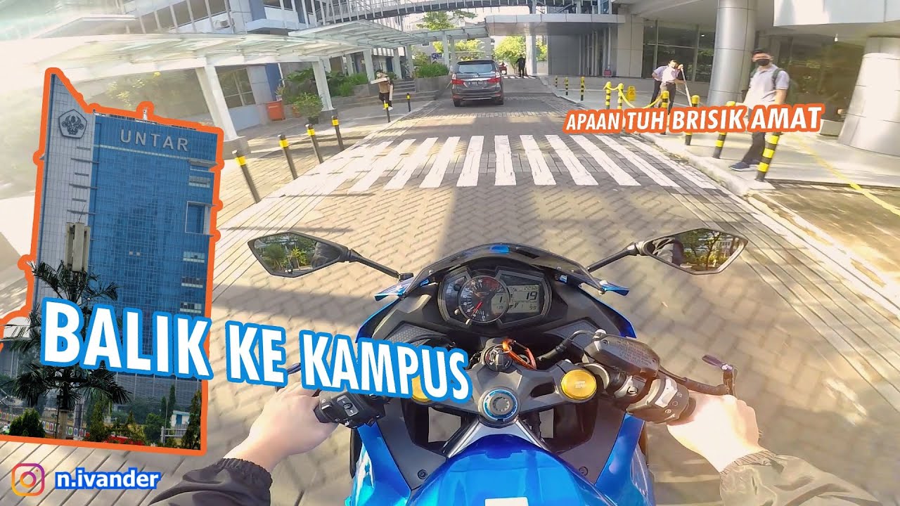 KE KAMPUS BAWA MOTOR BACOTT LAGII!! | ZX25R