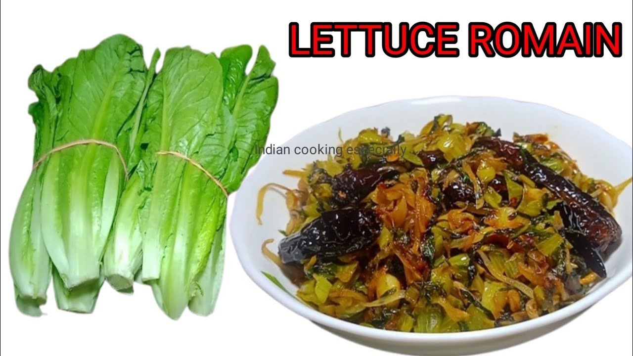 Romaine Saag Fry Recipe | Lettuce Saag Recipes | Lettuce Salan Recipe | Shak Ranna Recipe
