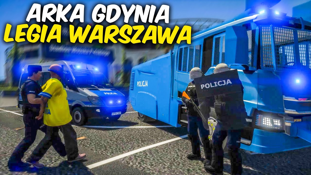 Polska Policja - Mecz Legii z Arką💀| Oddziały Prewencji Policji | LSPDFR