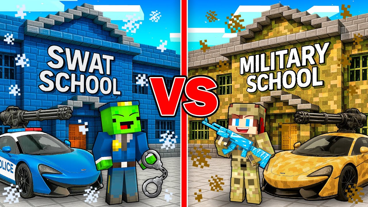 Школьная битва на выживание в Minecraft (Майзен Мазиен Мизен)