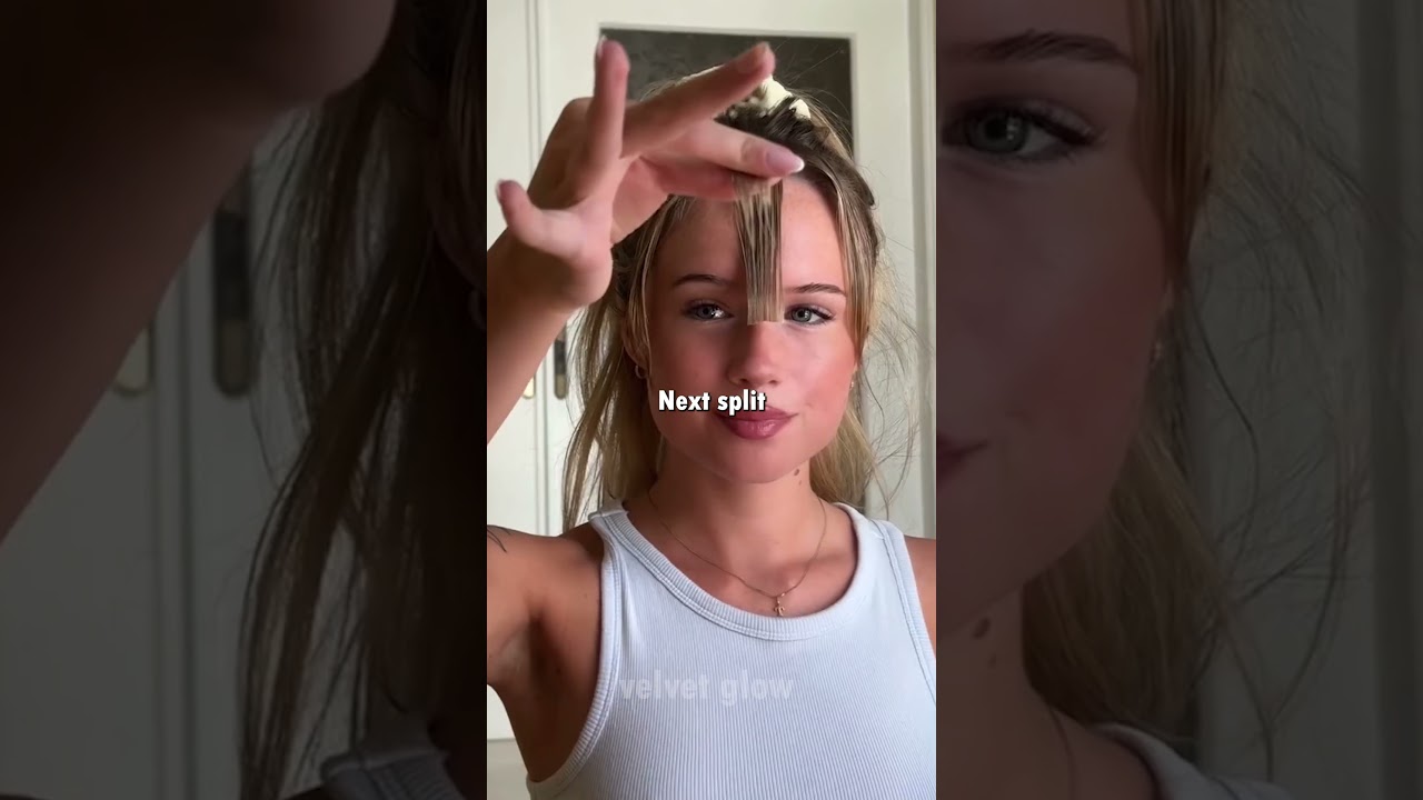 ✂️ How to Cut Your Own Bangs at Home 💇&zwj;♀️ Easy Tutorial
