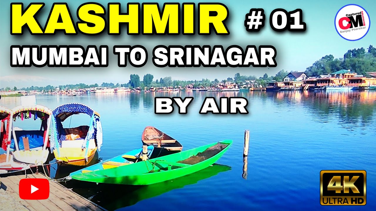 Mumbai to Srinagar Flight Journey  | Kashmir series #01 |