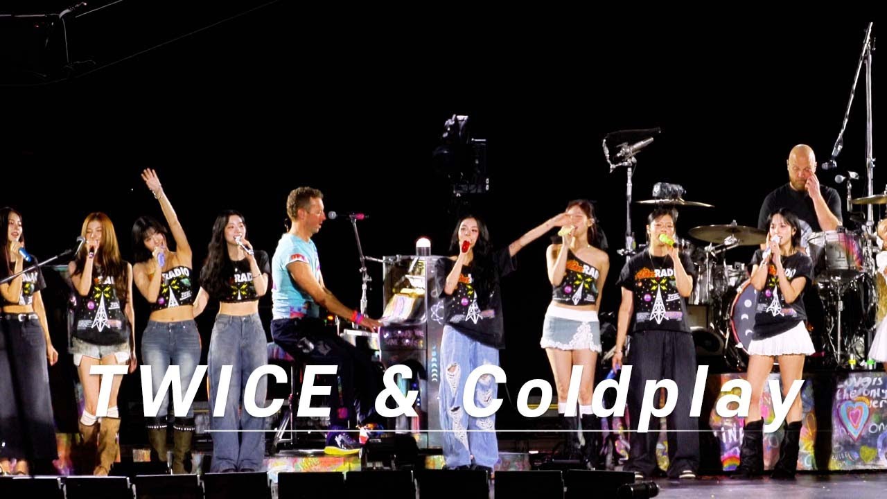 250416 coldplay & TWICE(트와이스) 'We pray' 짧음주의;;... 4K