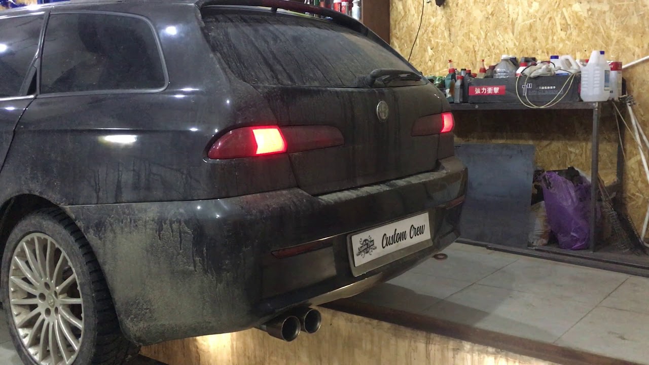 Alfa Romeo 156 2.4 20v diesel exhaust w/o silencers