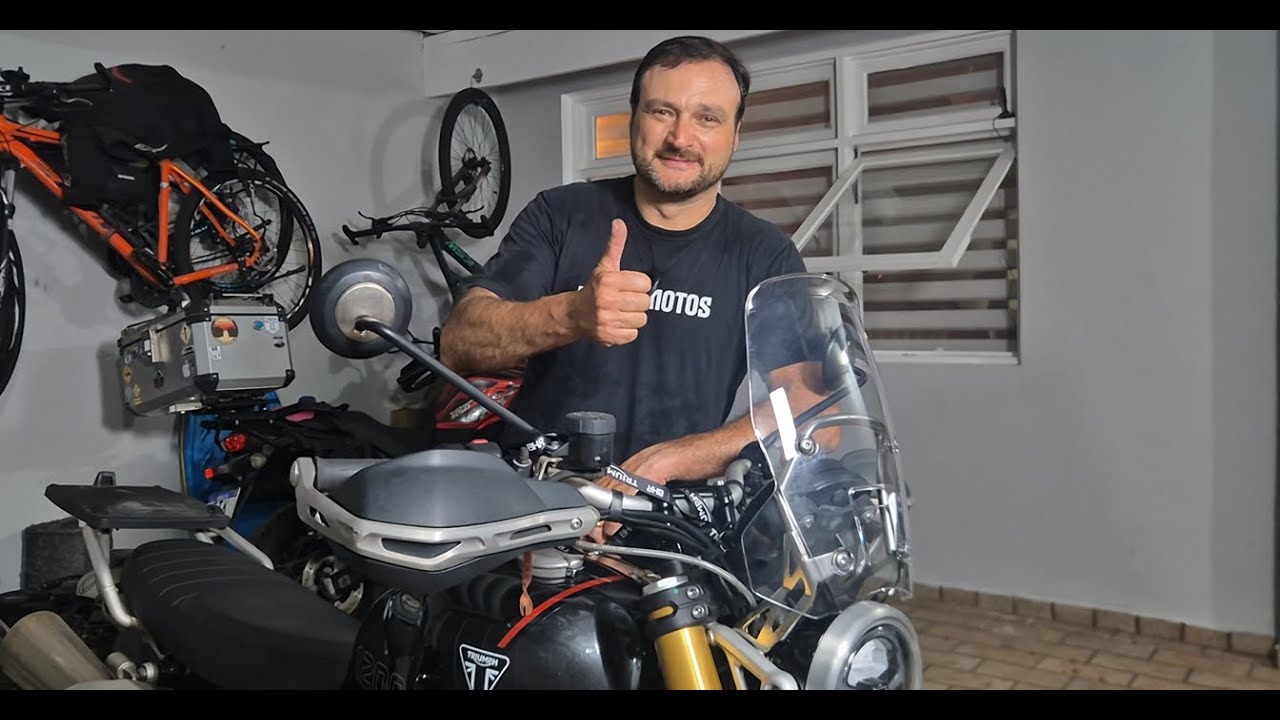 Bolha alta ou Bolha baixa | Triumph Scrambler 1200 xe