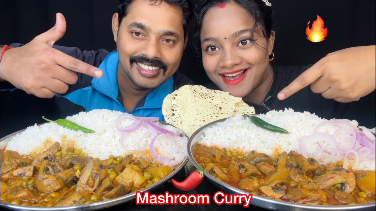 Matar Mashroom Challenge 🥵👌