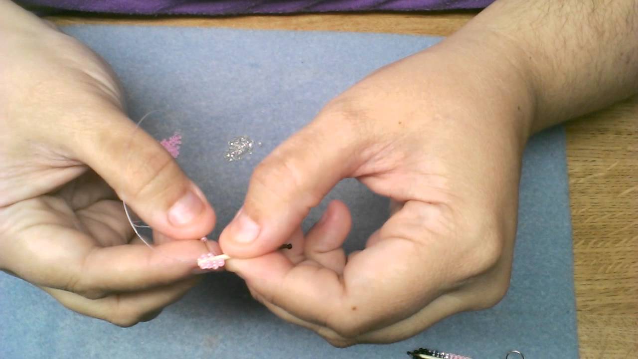 How to make a beaded quill feathers