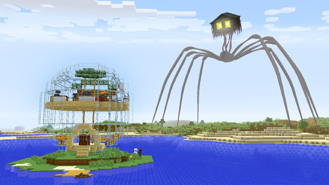 SURVIVING FROM HOUSE HEAD in Minecraft - Gameplay
