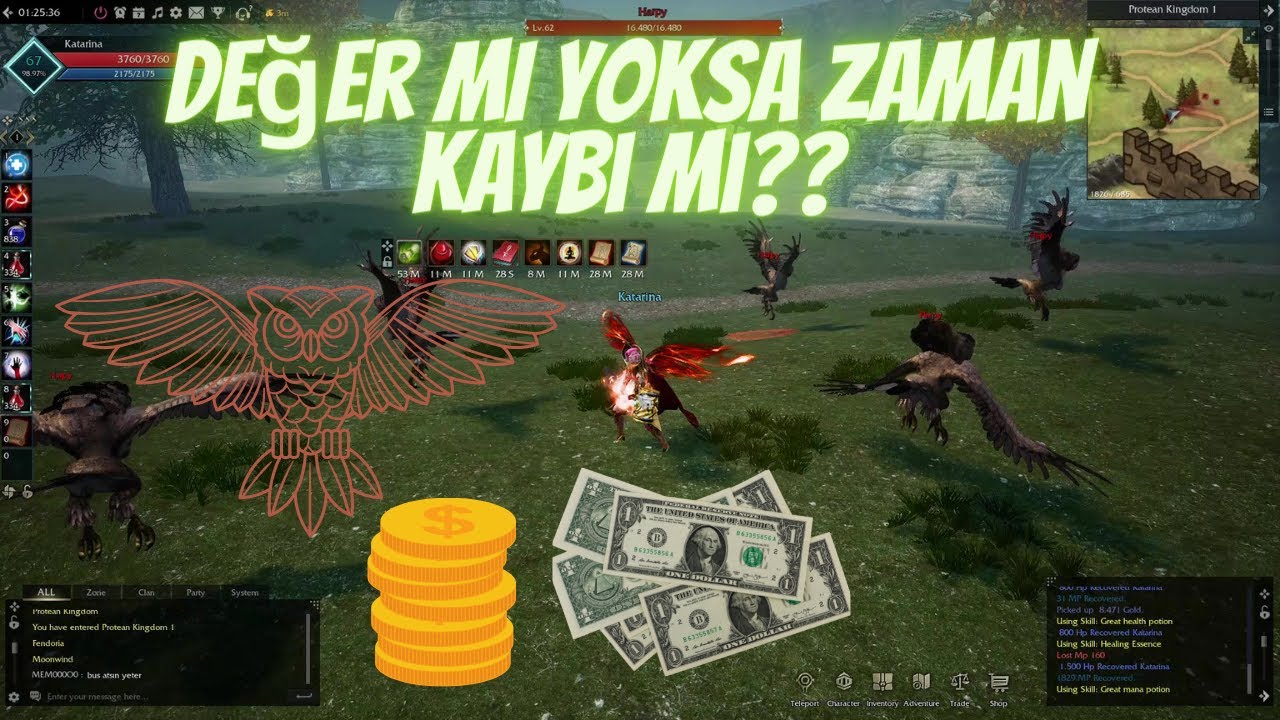 Rise Online Yarım Saat Harpy Farmı ve Droplar !!!