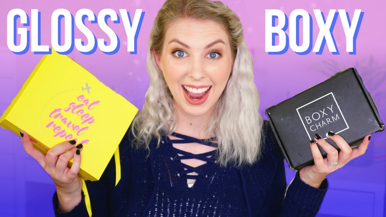 BOXYCHARM VS GLOSSYBOX UNBOXING MAY 2018 👊 ColorMeCassie
