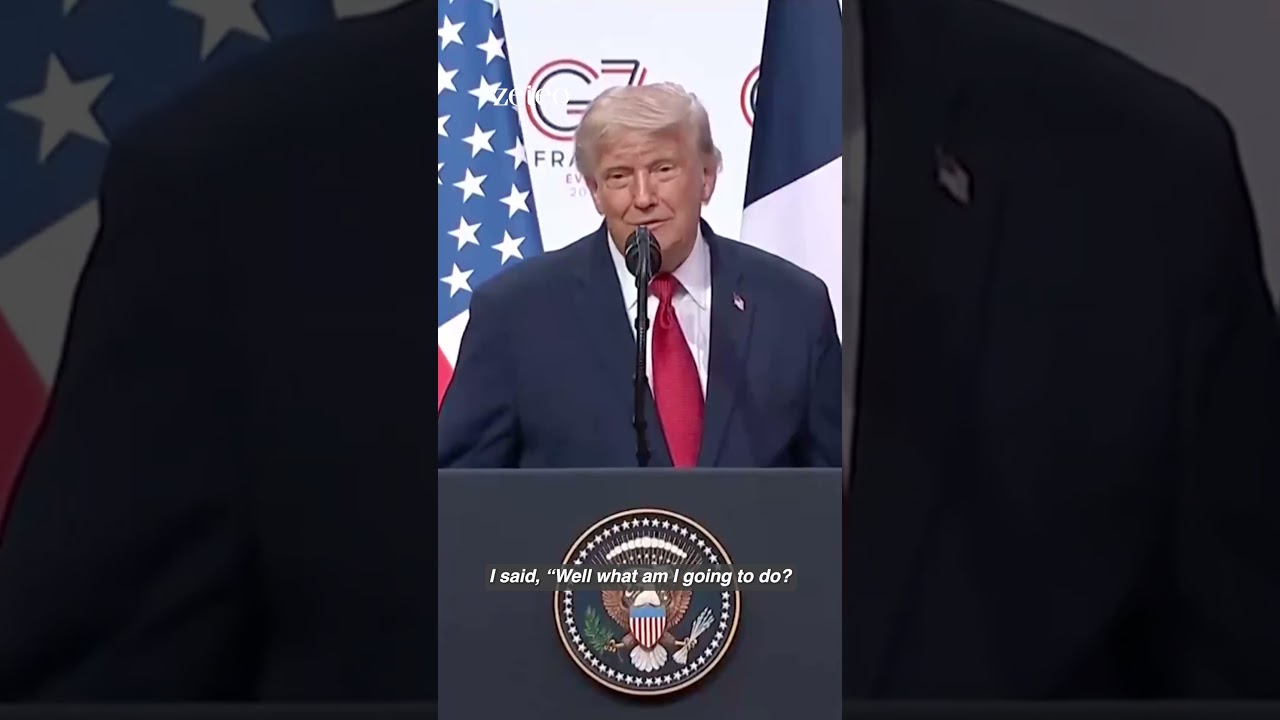 Najgorsze momenty z chaotycznego przem&oacute;wienia Trumpa na szczycie G7