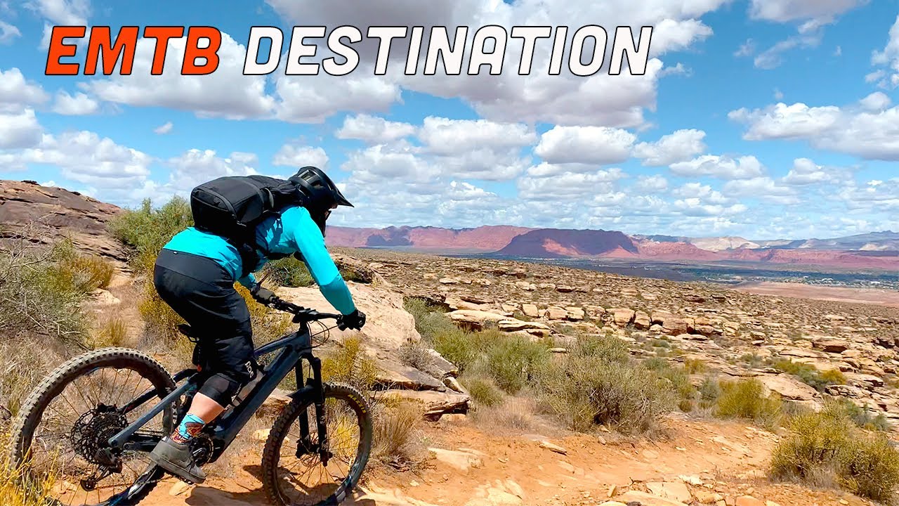 eMTB Destination Southern Utah 4 trails Trail Systems you won't want to miss!