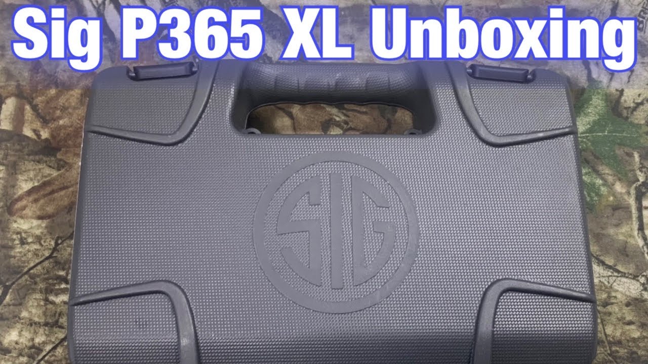 Распаковка и характеристики Sig Sauer P365 XL