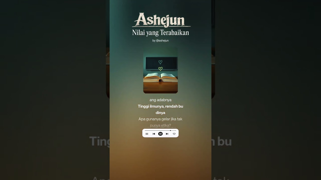 Nilai yang Terabaikan