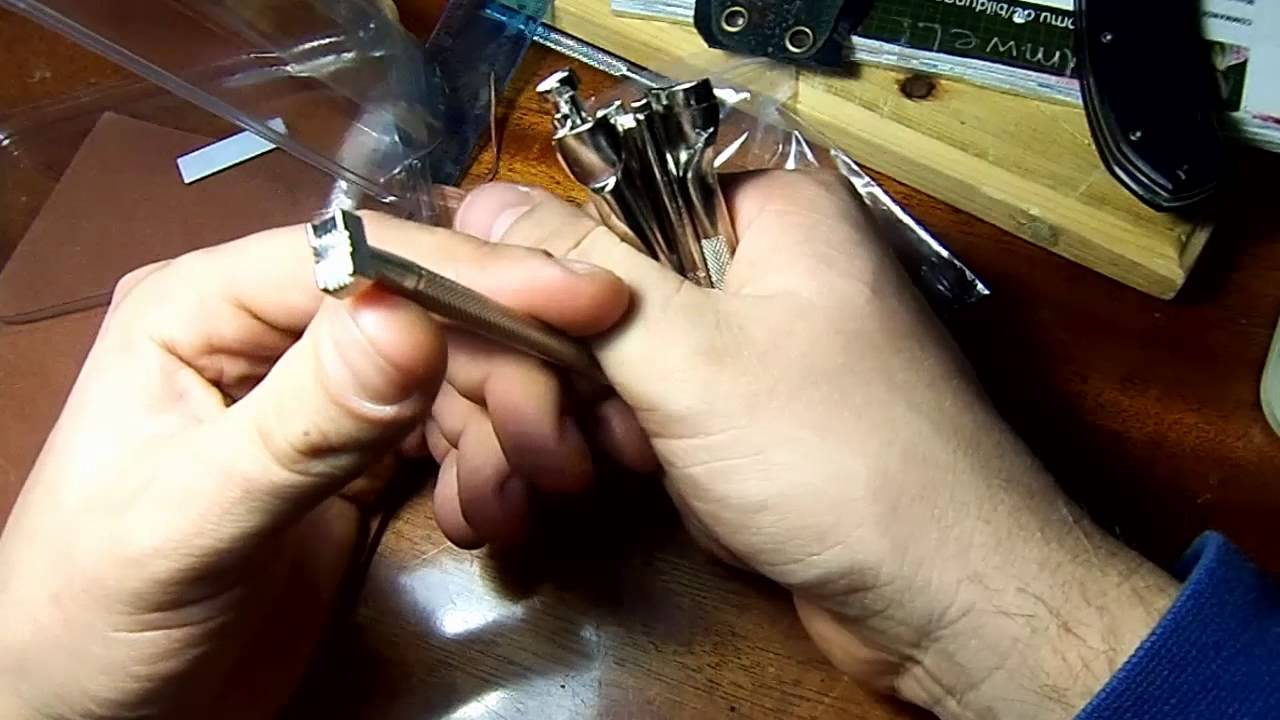 Посылка из Китая, AliExpress. Штампы для кожи.