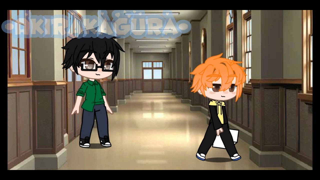 Quiet Hinata Au part 1/2:First Meet{Hinata Harem}||MyAu||Haikyuu||GachaClub||•Akira Kagura• #shorts