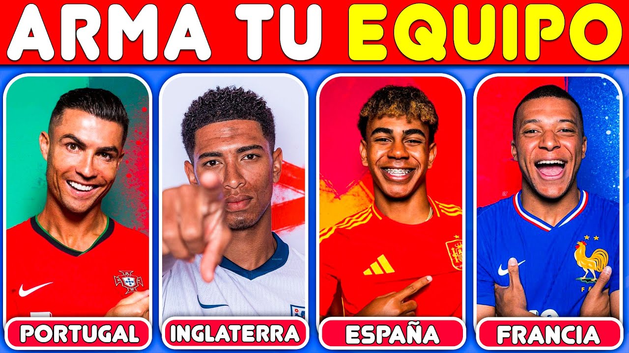 &iquest;Puedes crear el mejor equipo europeo? 🤔 ⚽ ARMA tu EQUIPO 🤩 TEST de F&Uacute;TBOL 💥