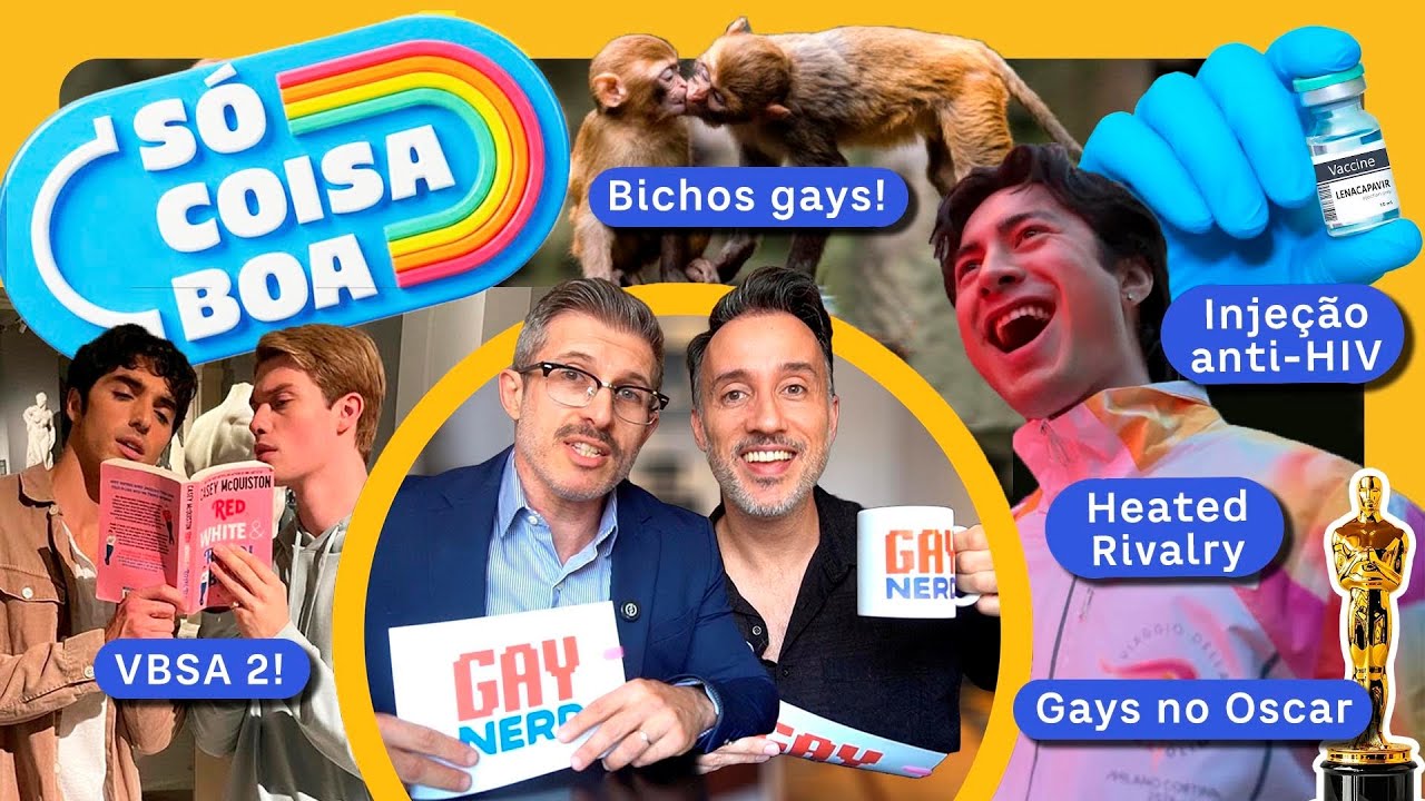 QUADRO NOVO! Só notícias BOAS pros gays! Heated Rivalry, injeção anti-HIV e mais!