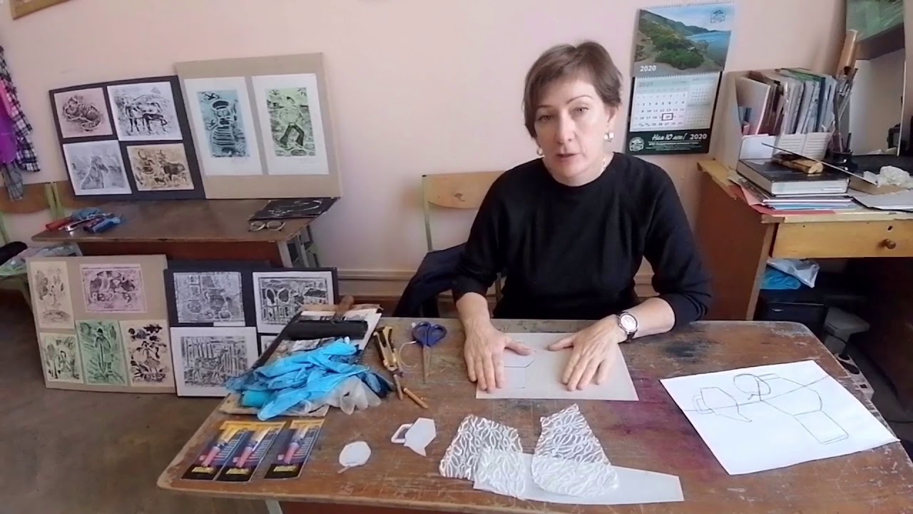 Гравюра на картоне