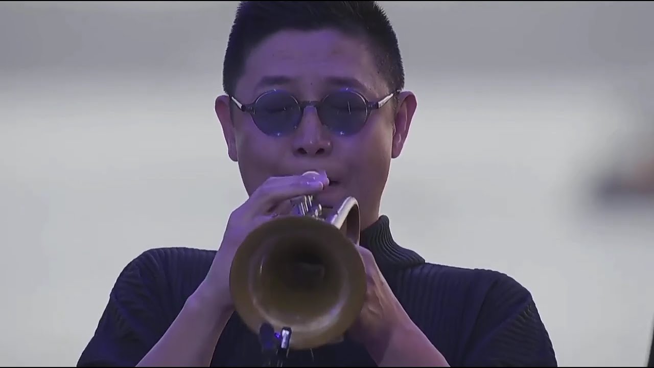 Li Xiaochuan band performed at the Jazz à Juan festival in Antibes, France. July 24, 2024