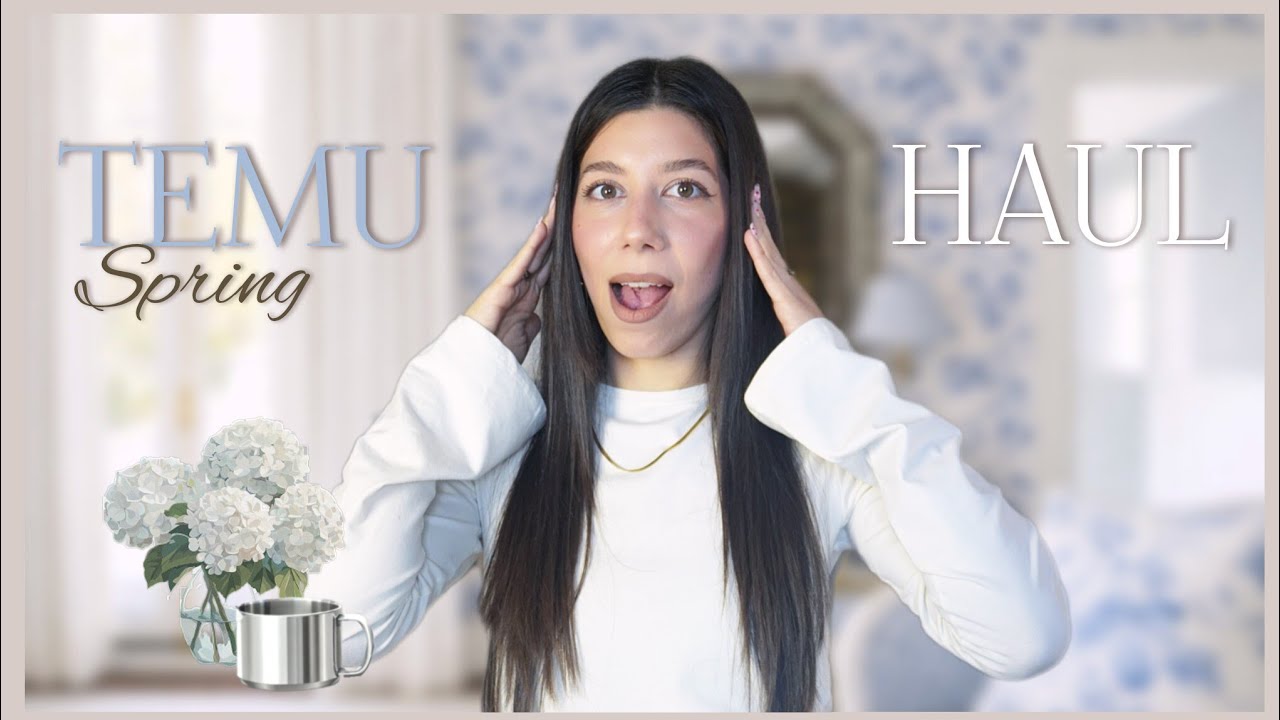 ΑΝΟΙΞΙΑΤΙΚΟ TEMU HAUL 🌸 | Διακόσμηση, σπίτι & μικρές αγορές