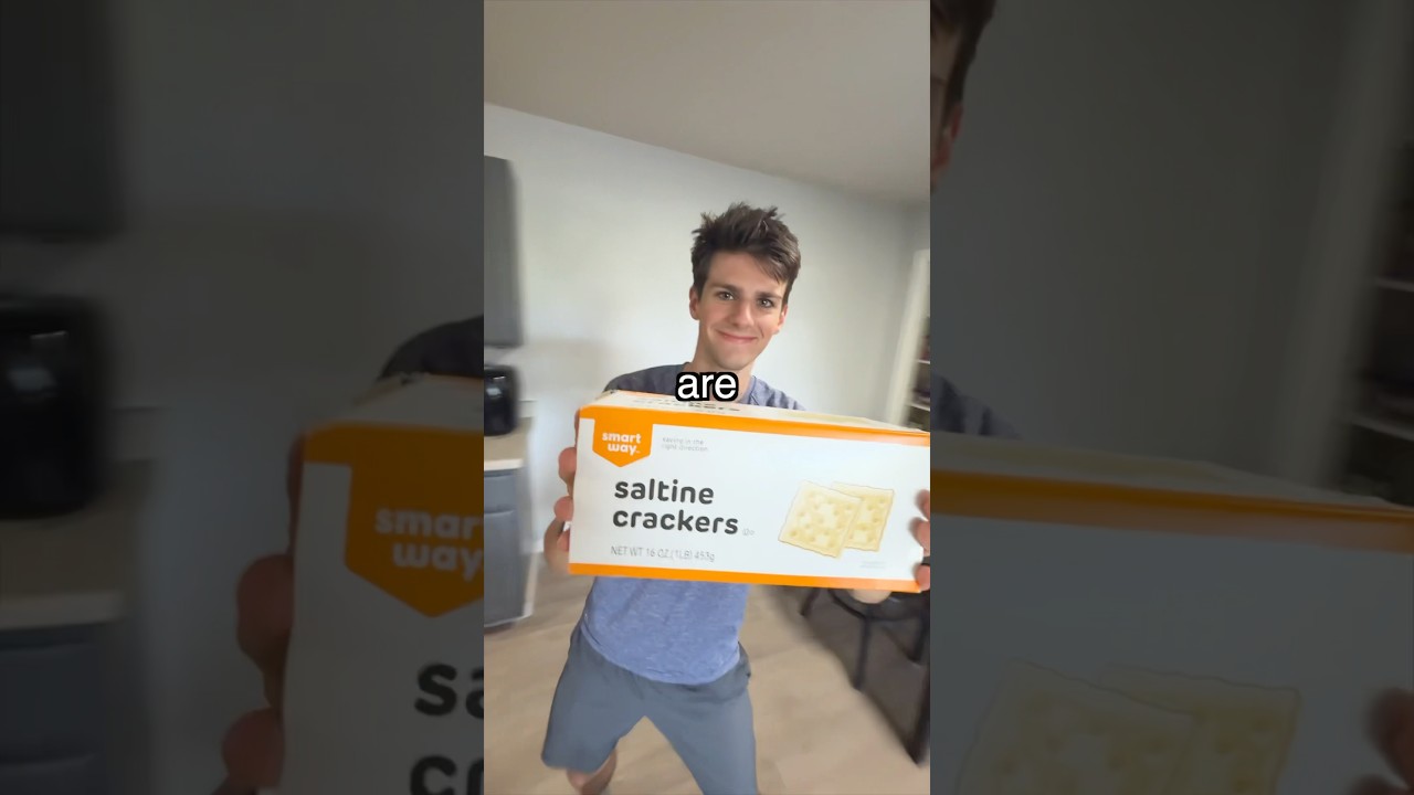 Man vs Saltine Crackers