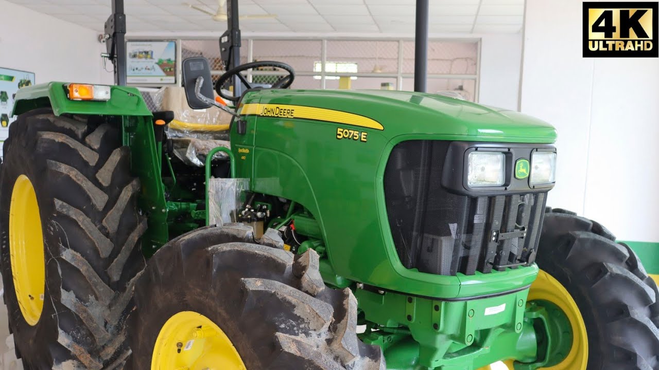 John Deere 5075E 75Hp 4wd ||specifications||Features||Walk around||4k