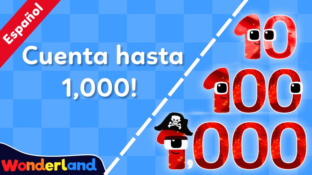 Wonderland: ¡Cuenta hasta 1,000! | ¡Aprende a contar!