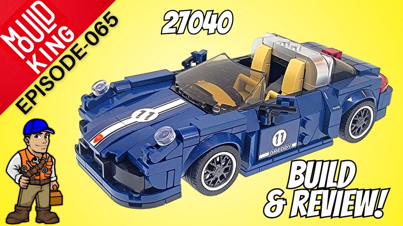 Mould King - Porsche 911  (27040) (Mini Famous Car Series)  (Lego Alternate Build)