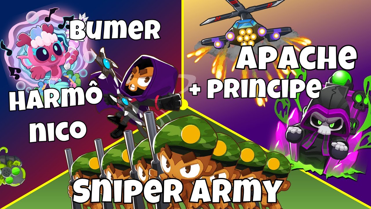 Melhores Combos do CHIMPS  - BTD6 - Bloons TD 6