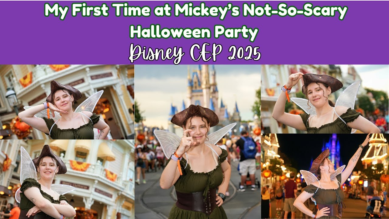 My First Time at Mickey's Not So Scary Halloween Party! | Disney Cultural Exchange Program 2025 🏰✨