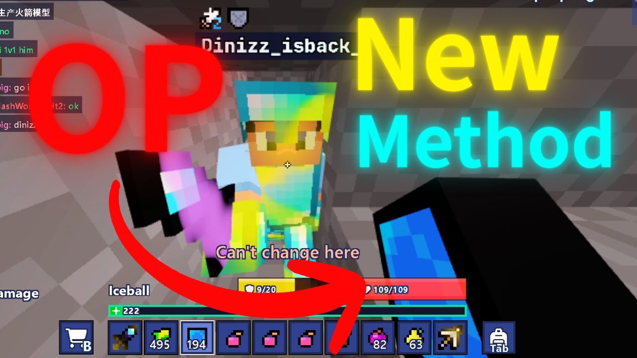 HOLE PVP part52 with ICEBALL in bloxdio