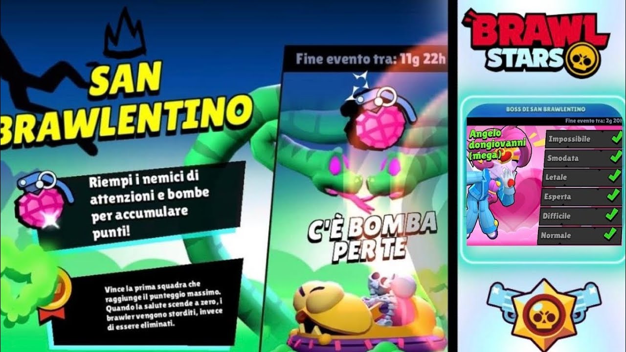 ❤️BRAWLENTINO❤️ ANGELO BOSS MODALITÀ IMPOSSIBILE✅️✅️@supercell @BrawlStars 