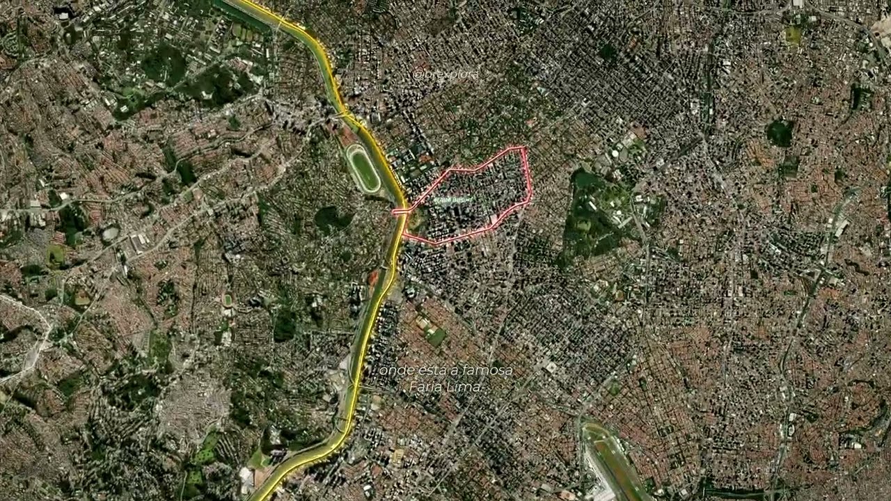 Pinheiros River Marginal Highway | S&atilde;o Paulo | Animated Map