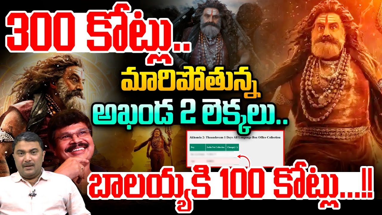 Akhanda 2 Day 1 Collections : 300 కోట్లు..మారిపోతున్నఅఖండ 2 లెక్కలు..బాలయ్యకి 100 కోట్లు...! | WWT