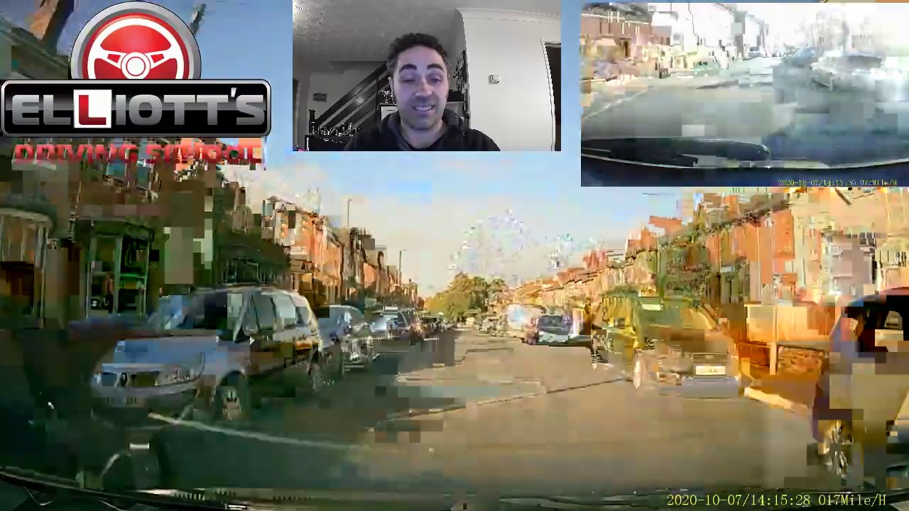 Driving test route Grantham with Elliotts Driving school Commentary